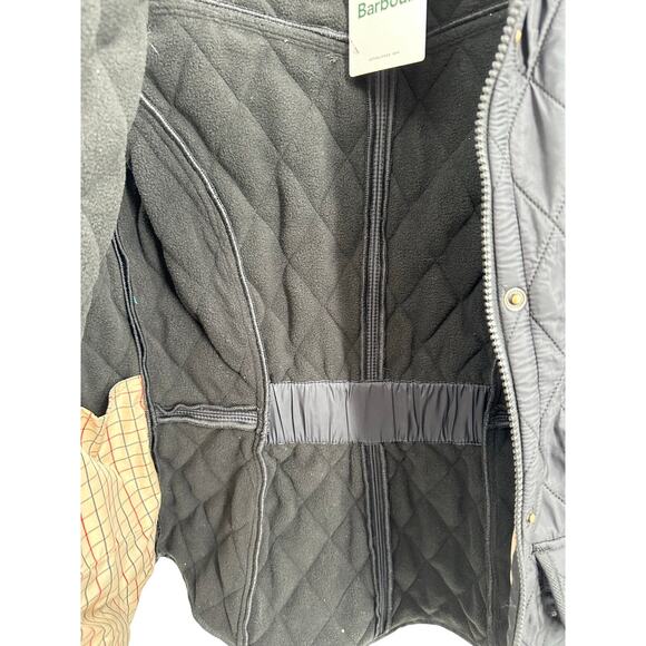 Barbour Quilted Black Vest Cavalry Gilet Size: 4 - Picture 6 of 8